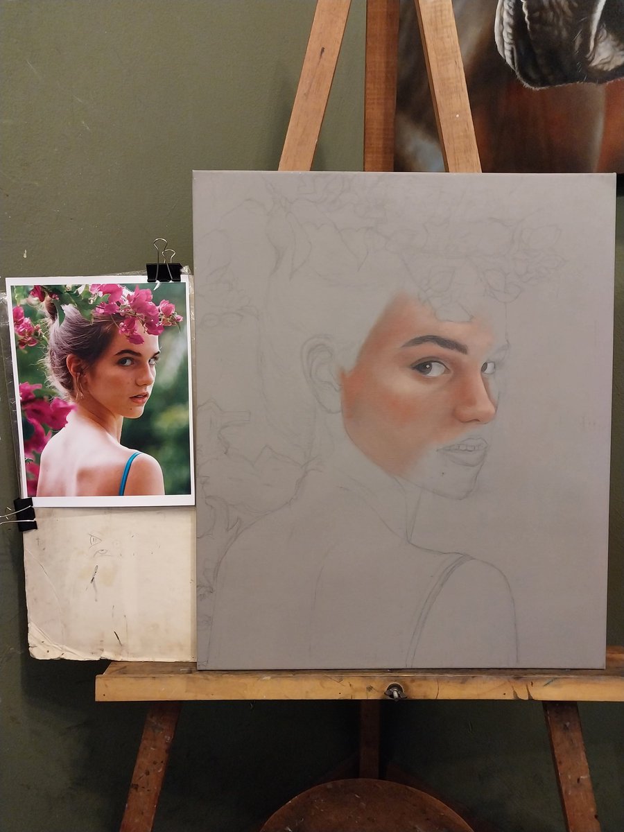 verdanza's tweet photo. Working in progress Retrato oleo sobre lienzo
#oleosobrelienzo #pintura #workinprogress #art #patriziarizzo #retrato https://t.co/4iCN9Spfxn