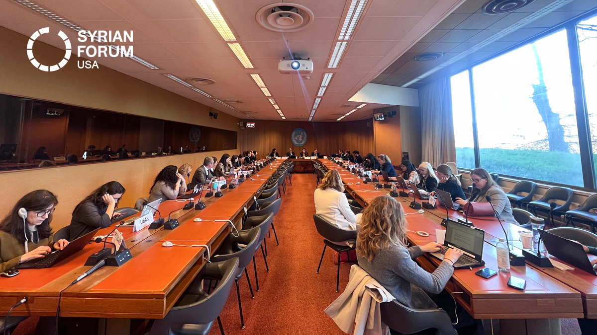 The Syrian Forum have organized a side event during the 55th session of the Human Rights Council in Geneva. Sponsored by the Delegation of the European Union to the UN European Union at the UN – Geneva and other international organizations, our event was titled 'Navigating the…