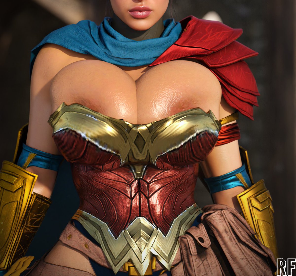 THEMYSCIRALUST's tweet image. ⠀⠀ ⠀⠀⠀⠀⠀⠀⠀⠀⠀⠀⠀ 

ᅠ⠀ mortal’s are all the same .
Her eyes are up here . 
💢💢💢💢
ᅠ⠀