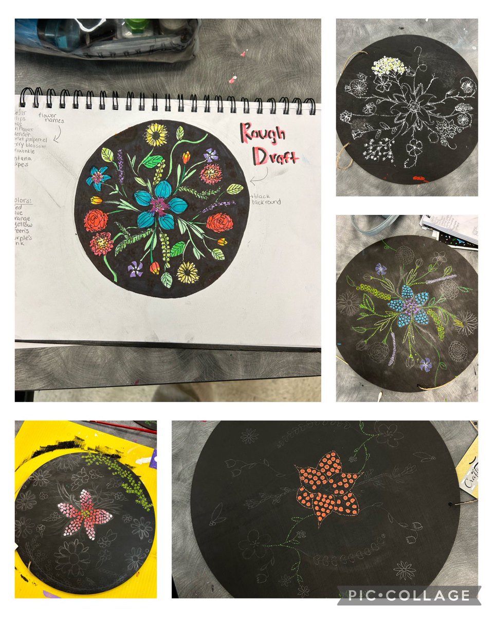 Another incredible addition to our Indigenous Medicines Project - art in the style inspired by @christibelcourt ❤️ I cannot wait to see the final pieces unveiled on Friday for our showcase. @MS_School_EPSB @lancecardinal75 @MmeAmandaGreen @CDNSpacegal @ATA_IEC @ATASciCouncil