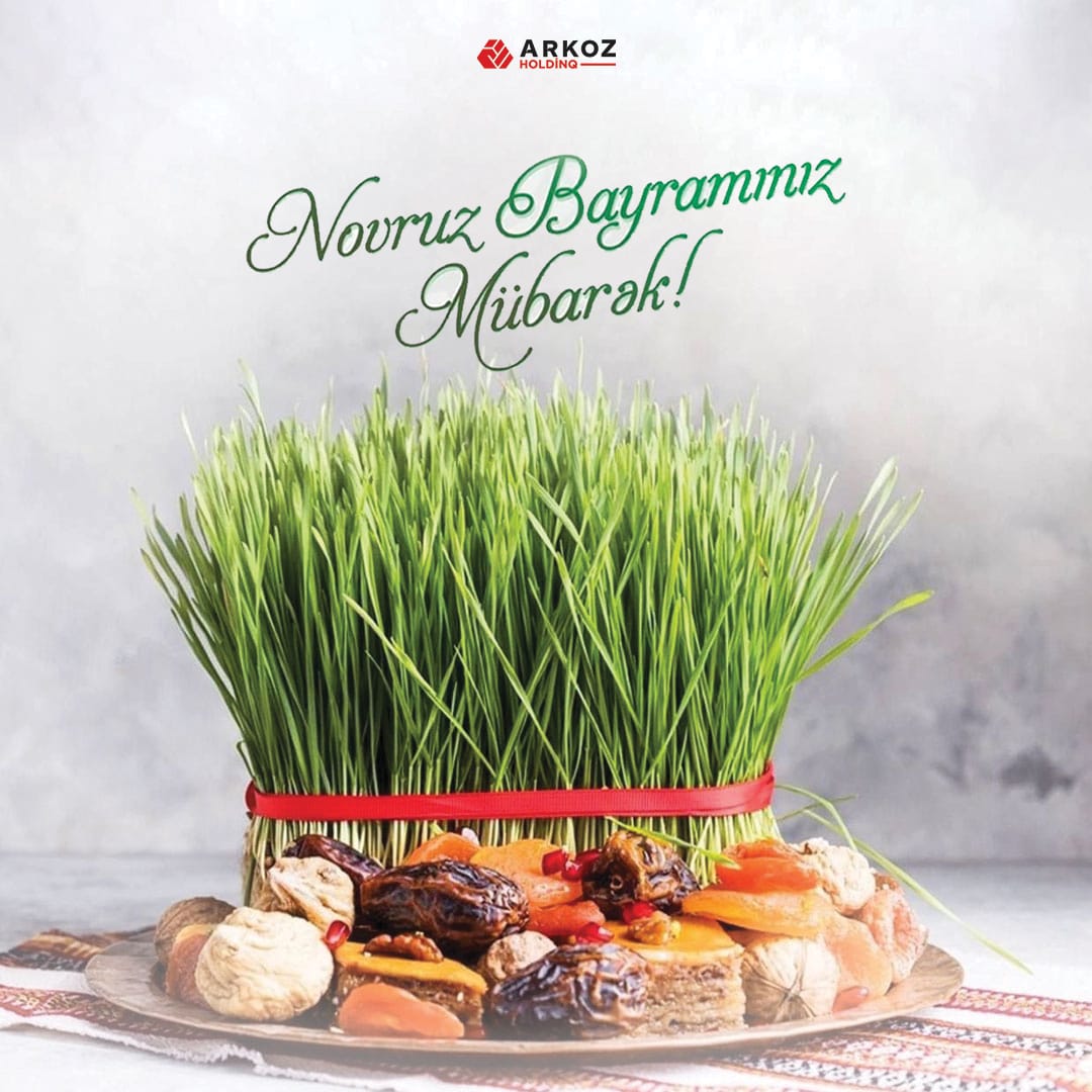arkozholdinq's tweet photo. Arkoz Holdinq ailəsi Sizi Novruz bayramı münasibətilə təbrik edir, hər birinizə uğurlar arzulayır.
Novruz bayramınız mübarək!
#arkozholdinq #arkoz #novruzbayramınızmübarək https://t.co/8tngMZCKoJ