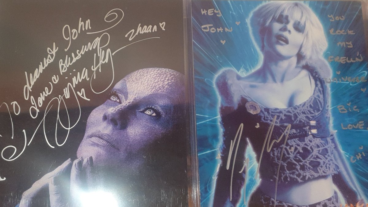 John_Daniel86's tweet photo. Watching @farscape on @watchshouttv ive had to go through my collection what a show !!  #farscape #frellyeah https://t.co/GWZ3xqo2ua