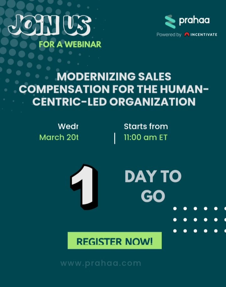 🌟 Tomorrow 3/20 - 11am ET🌟

Rethinking #sales incentives for a human-centric leadership model. Join us to explore how this approach wil shape the future of sales, amidst workforce generational shifts. 

Register for link to recorded version. 
incentivatesolutions.com/learn-more-abo…
#salescomp
