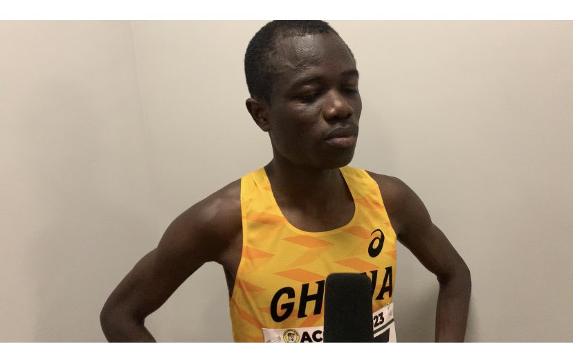 #AfricanGames2023 : William Amponsah 🇬🇭smashes the national record with a time of 29:50.99, surpassing his own record set in January 2020 as he placed 5th in the men's 10,000m 🥇👏
