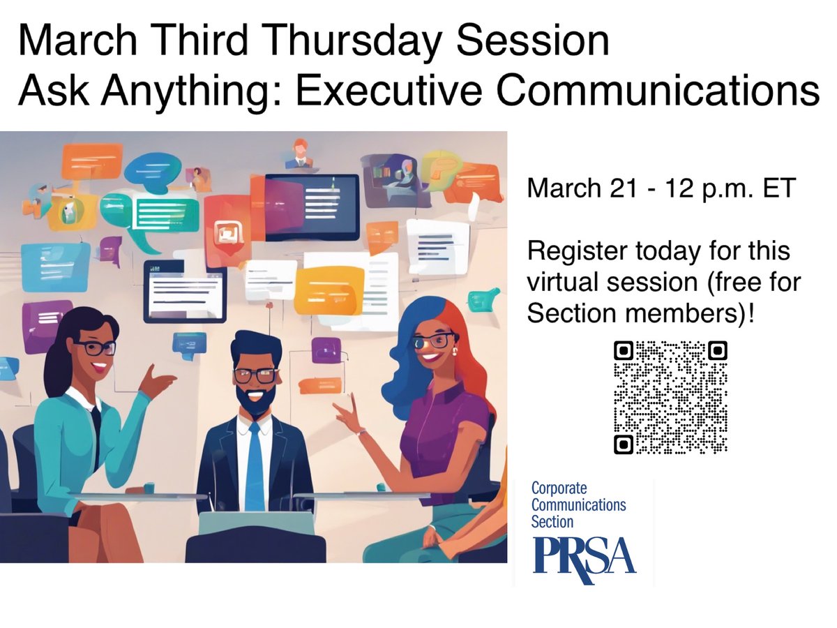 PRSA Corporate Comms tweet media