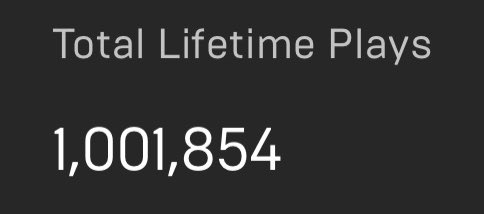 I hit 1 Million Plays🎉