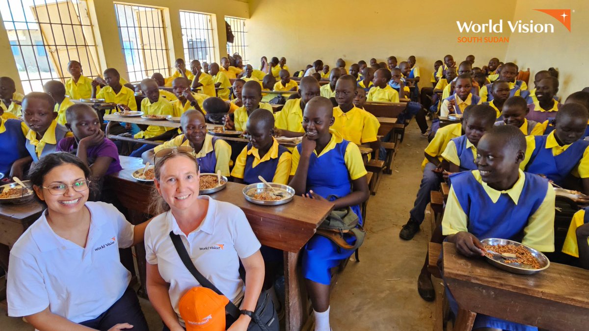WVSouthSudan's tweet photo. The team visited @WorldVision resilience projects, including climate-smart agriculture, savings group, livelihood, women empowerment, and #schoolmeals interventions supported by @GAC_Corporate, @AusAID, and @WFP. https://t.co/ml0VIlAIRn