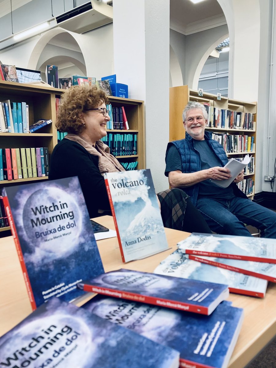 We are ready for the ✨bilingual reading✨ of “Witch in mourning”. @ClydeMoneyhun <a href="/IRLlull/">Institut Ramon Llull</a> <a href="/corkcitylibrary/">Cork City Libraries</a> <a href="/UccSplas/">UCC SPLAS</a>