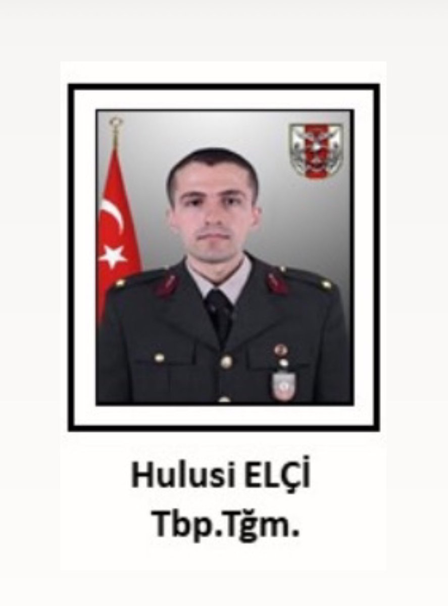 Pençe Kilit Operasyonu bölgesinde Tbp.Tğm.Hulusi Elçi şehit oldu, 4 askerimiz de yaralandı.
Şehidimizin ruhu şad olsun mekanı cennet olsun.
Rabbim şehadetini kabul eylesin. 
Ailesine rabbim sabır ihsan eylesin 
Rabbim Yaralılara şifalar versin.
Büyük Türk Milletinin başı