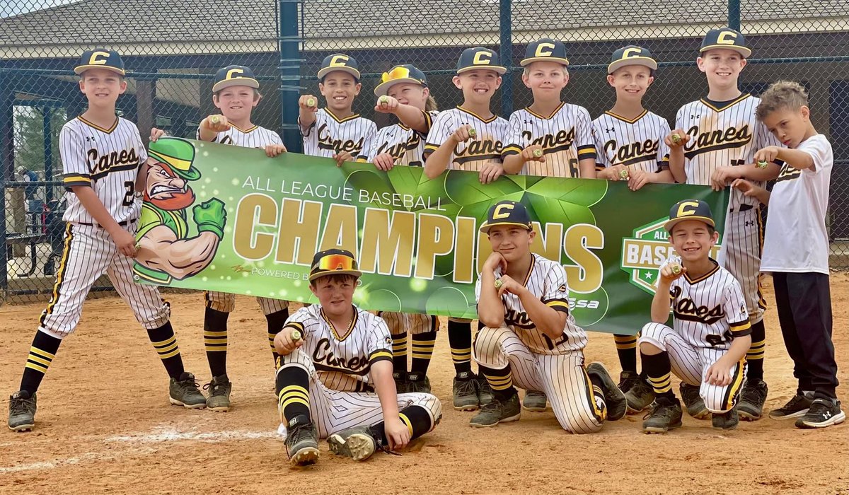Congrats to @canessouth 10U on winning the @usssabaseball St Patrick’s Day Championships #thecanes #futureisbright
