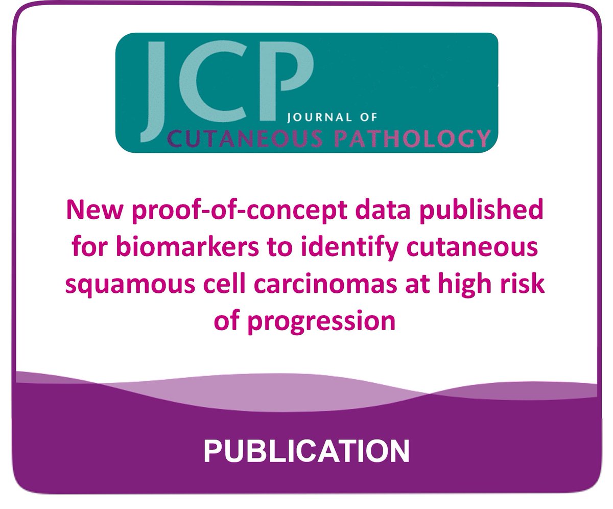 @AMLoBiosciences want to highlight a recent publication with @Penny_Lovat as an author. This paper reports a proof-of-concept study for biomarkers AMBRA1 and SQSTM1 in the identification of cutaneous squamous cell carcinomas at high risk of metastasis. tinyurl.com/amlo-cscc