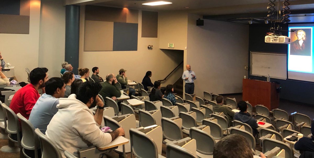 Thank you to Prof. Neil Grigg for sharing his expertise on water and democracy in the US! Our seminar continues today at 4pm! Join Dr. Albert Molinas, Pres. of Hydrau-Tech Inc. to hear the broad possibilities within the career of #hydraulic #engineering. engr.colostate.edu/ce/events/wate…