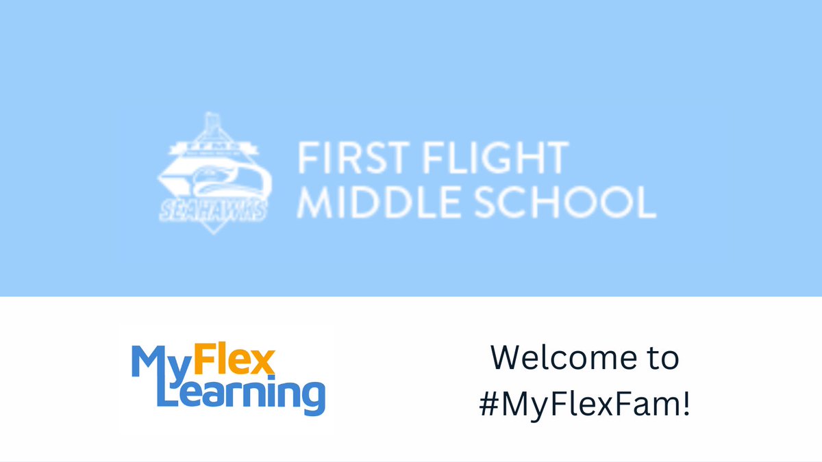 First Flight MS  is living up to their vision in their flex block! “Our vision is to pursue an educational environment where positive relationships will lead to academic, social, and future success for all students.”
So great to work with them!
@FfmsSeahawks #myflexfam #edtech