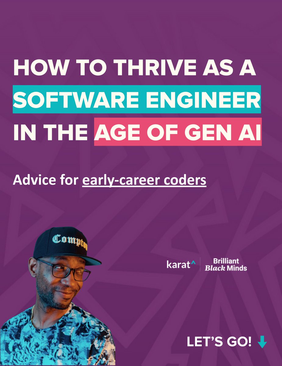 With generative AI reshaping the tech landscape, many wonder about its impact on future jobs. As an early-career software engineer, here are 8 ways to thrive and set yourself apart amid the rise of #GenAI. Let this 🧵 be a guide as you navigate your career:
