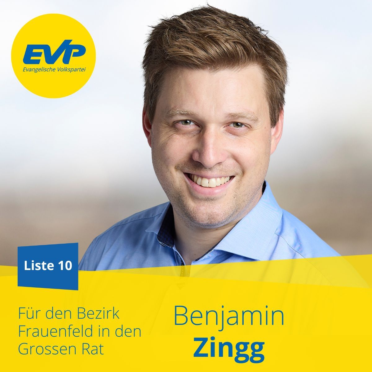 Benjamin Zingg
Am 7. April 2024 für den Bezirk Frauenfeld in den Grossen Rat

evp-frauenfeld.ch/wahlen/grossra…

#thurgau #kantonsrat #grosserrat #krtg24 #grtg24 #wahlen2024 #grossratswahlen24 #evp #wahltg24 #grosserrattg #jedestimmezählt #frauenfeld