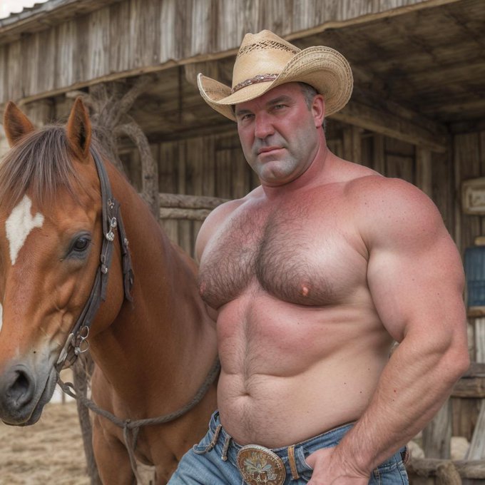 Musclebear Ranch from https://t.co/uDvNgxouOP gallery series  --  #cowboy #cowboys #cowboylife #cowboysnation<a href="/tag/farm"class="tags"><span>#farm</span></a><a href="/tag/cowboys"class="tags"><span>#cowboys</span></a><a href="/tag/cowboy"class="tags"><span>#cowboy</span></a><a href="/tag/ranch"class="tags"><span>#ranch</span></a><a href="/tag/farmlife"class="tags"><span>#farmlife</span></a><a href="/tag/cowboyhats"class="tags"><span>#cowboyhats</span></a>