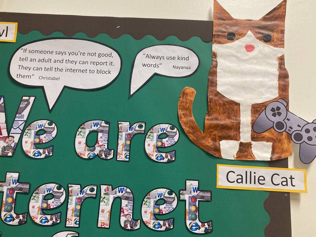 Some great #onlinesafety tips from our KS1 children, following their workshops with @openviewed #pshe #rshe #KeepingChildrenSafe