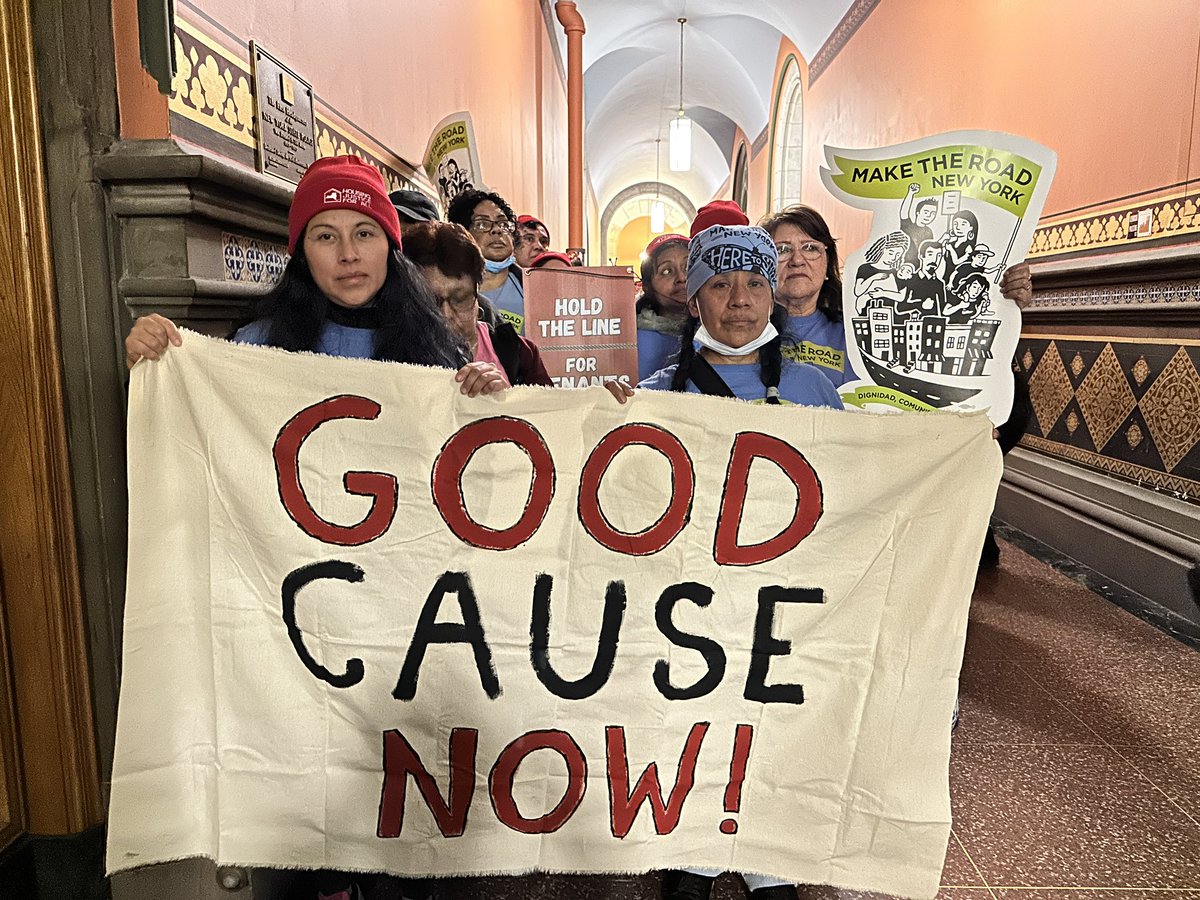 When tenants’ rights are under attack, what do we do? STAND UP FIGHT BACK! Over a thousand tenants standing STRONG at the Capitol to say no roll backs to the rent laws and pass #GoodCause.