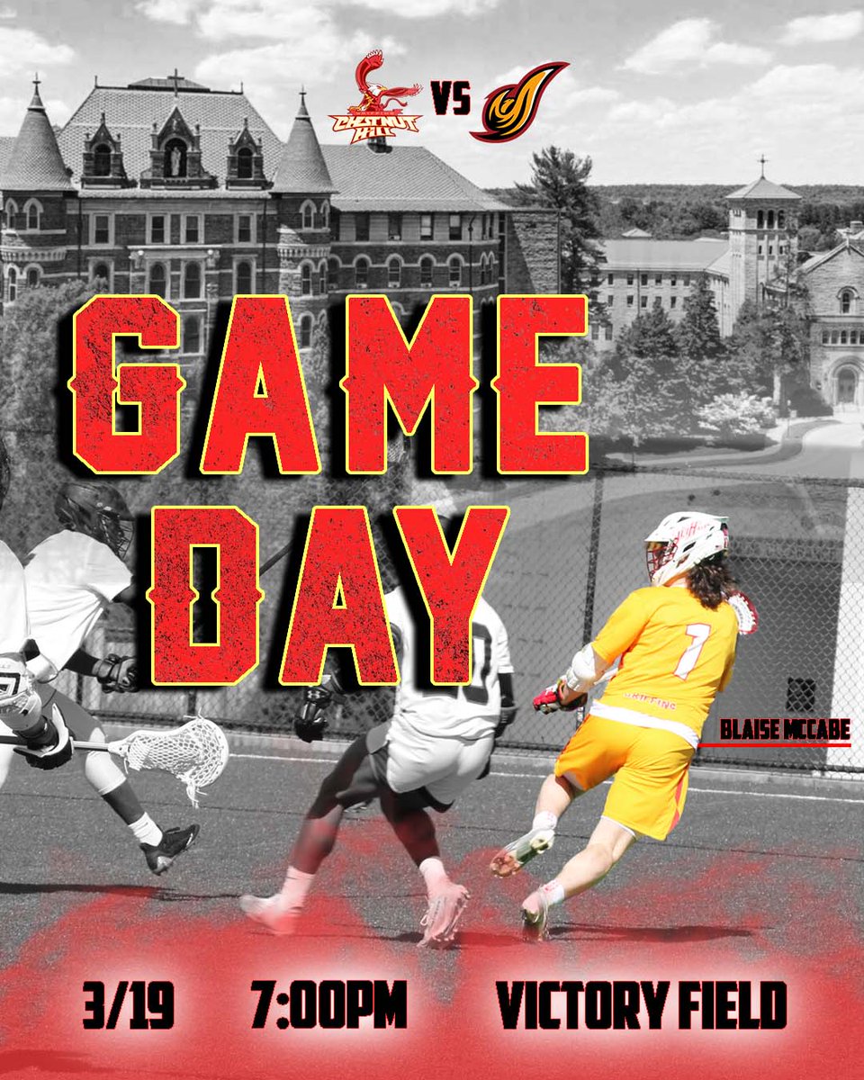 #gogriffslax vs.@udcmenslacrosse
📍 Lafayette Hill
🏟 Victory Field
🕑 7:00 PM
🖥 CACCnetwork.com
📊 GriffinAthletics.com
