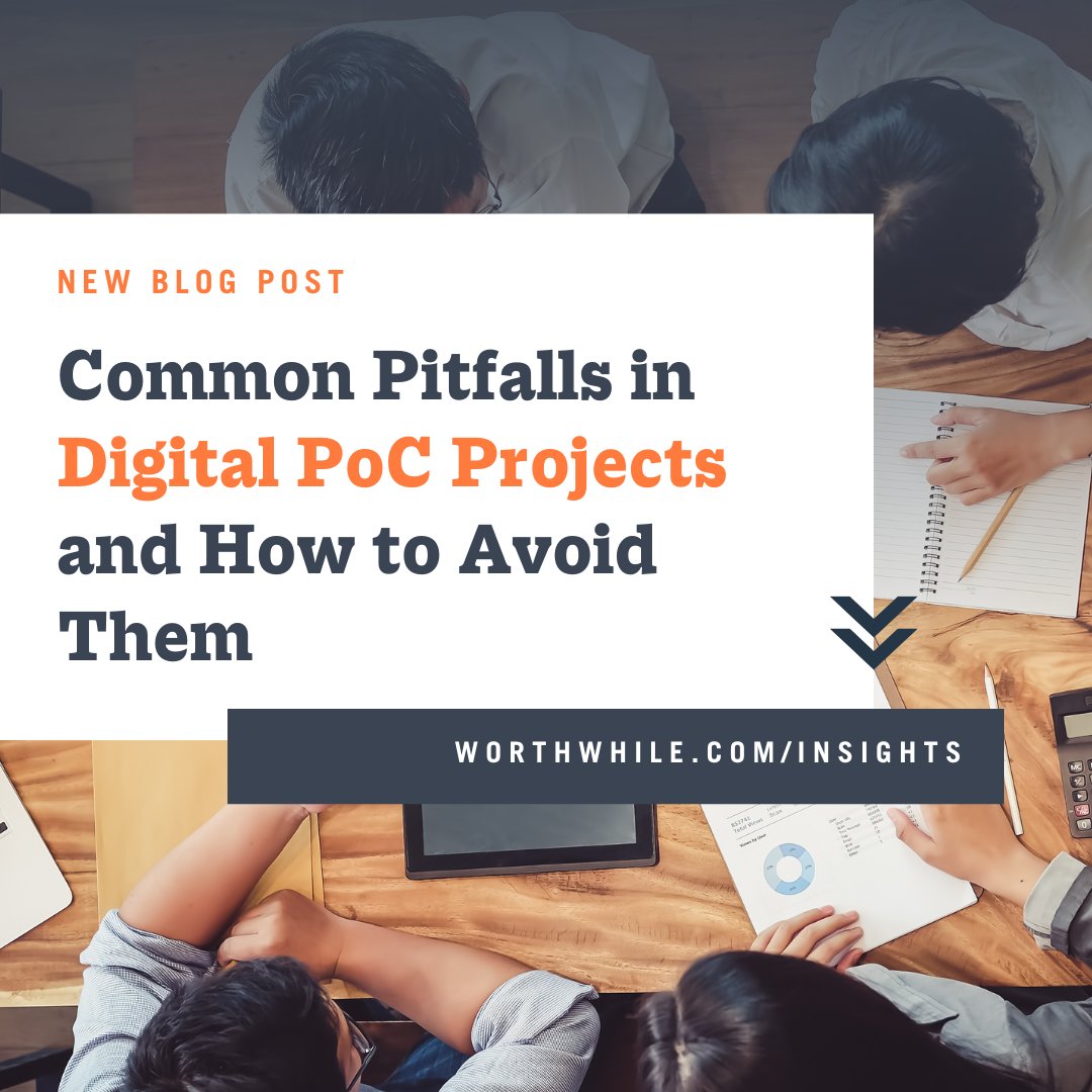 We've outlined the "Common Pitfalls in Digital PoC Projects and How to Avoid Them" to keep your innovation journey on track. 🛤️ 

It's time to turn potential pitfalls into stepping stones for success. 

Read more ➡️ worthwhile.com/insights