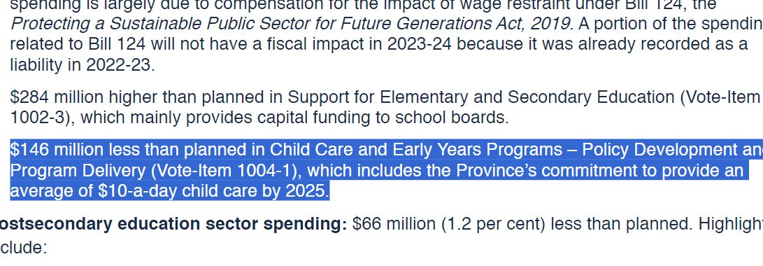 Janet_Davis's tweet image. FAO reported that ON Min of Ed spent $146M less than budgeted for ECE programs, including the $10 day program (funds came from the federal government!) So @Sflecce why won't you pay ECE's the wages they deserve &amp;amp; build the 51 school child care centres you promised? @ChildCareON