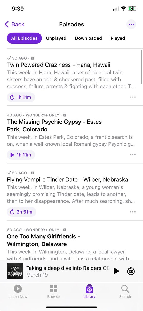 ⁦@Jimmypisfunny⁩ ⁦@MurderSmall⁩ ⁦@WhismanSucks⁩ 

Love the show, but it’s a shit show of never ending Wondery episodes I can’t access. I’m glad you guys are making money, but this is pretty lame for non paid subscribers. #SmallTownMurder