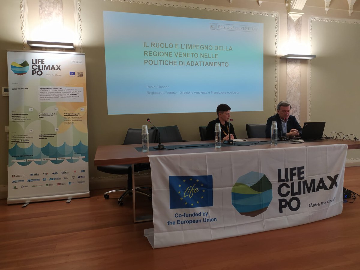 #LifeClimaxPo ha lanciato il suo primo seminario a Rovigo - "Affrontare le Sfide Climatiche in Veneto con Strategie e Pratiche di Adattamento".
📌Ciclo Seminari Life CLIMAX PO: Adattarsi al Clima che Cambia – Un Percorso di Conoscenza e Azione"
Segui su: lifeclimaxpo.adbpo.it
