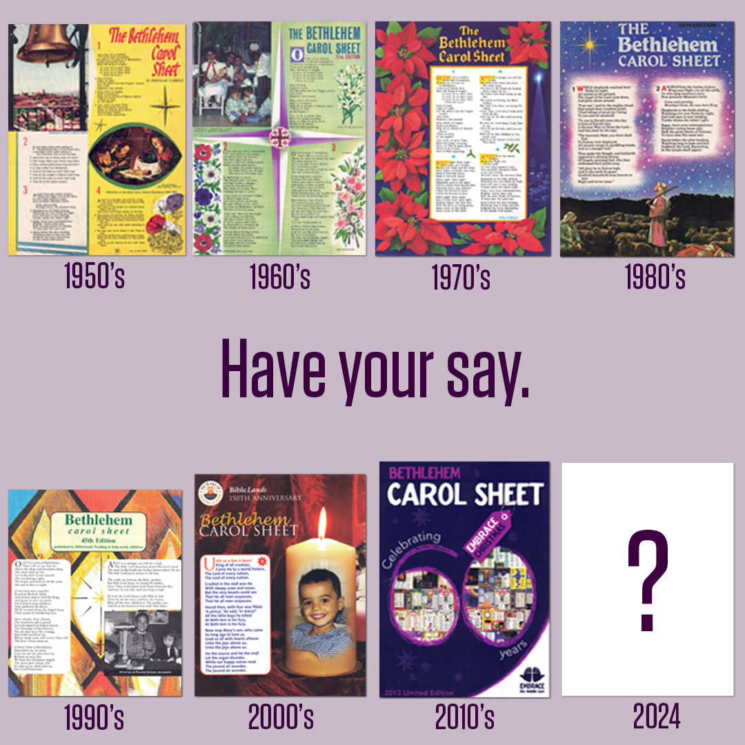 ✨ It's been 70 years since our much-loved Bethlehem Carol Sheet was first printed. To celebrate, we'll be creating a new version for 2024 - and we'd love to hear your opinions... Have your say by taking a few minutes to complete our short survey: 👉shop.embraceme.org/pages/bethlehe…