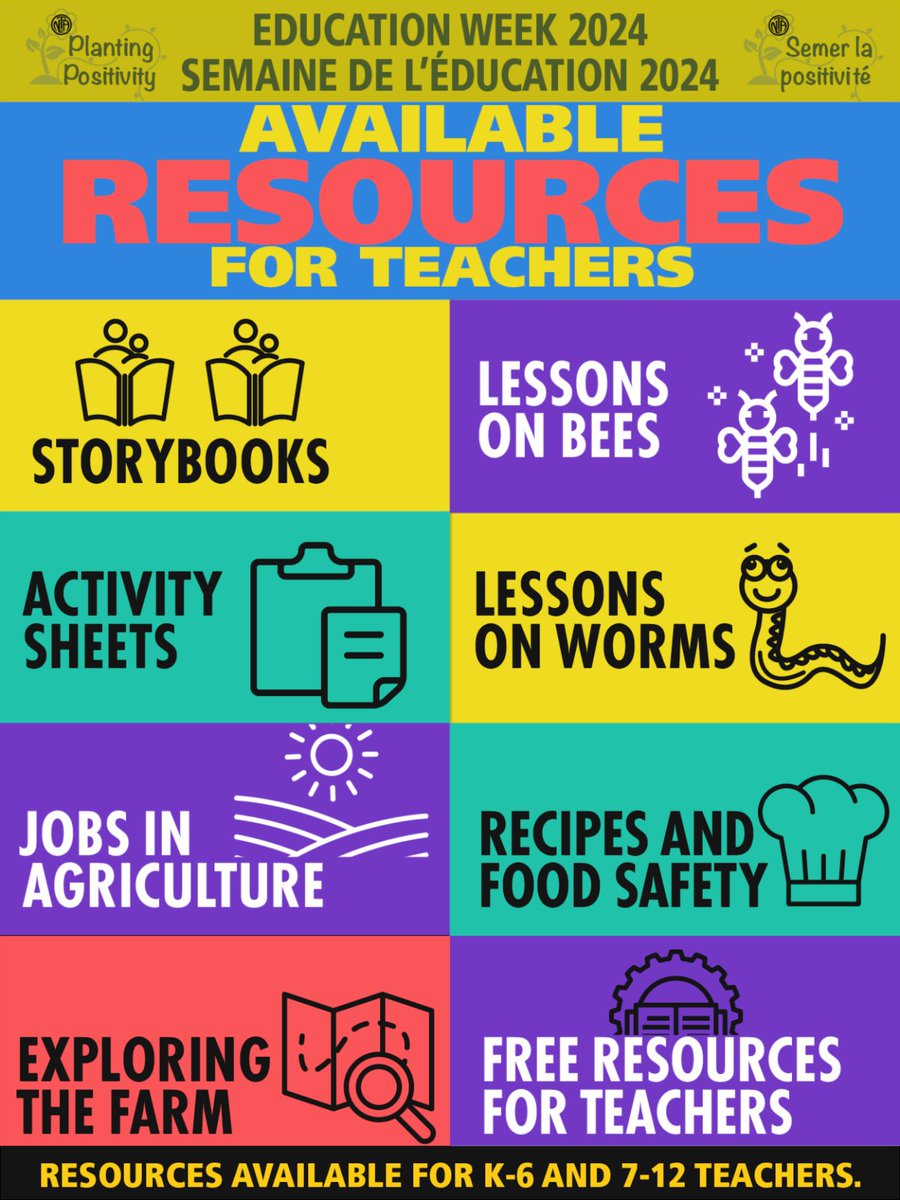 Did you know that @AITCNL has provided teachers with a collection of fantastic resources for #NLEduWeek2024 ? Check out nlta.nl.ca/ed-week-2024-r… for #PlantingPositivityNL resources to use this week and beyond! Thank you @AITCNL !!🤗