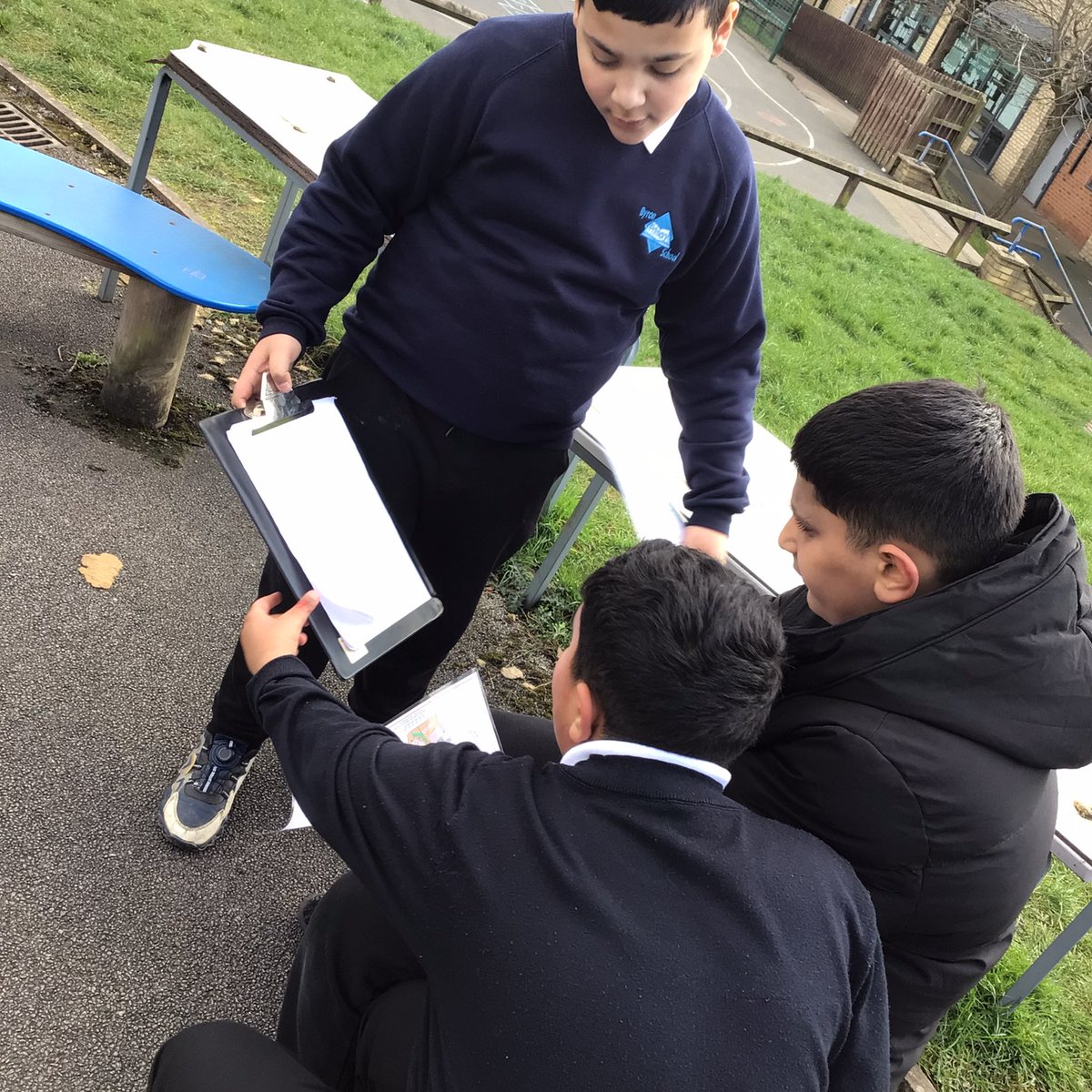 Year 6 had great fun today orienteering as part of their maths lesson. It was excellent to see them working together and being active in their learning! @CCOrienteering #Byronmaths #crosscurricular #orienteering