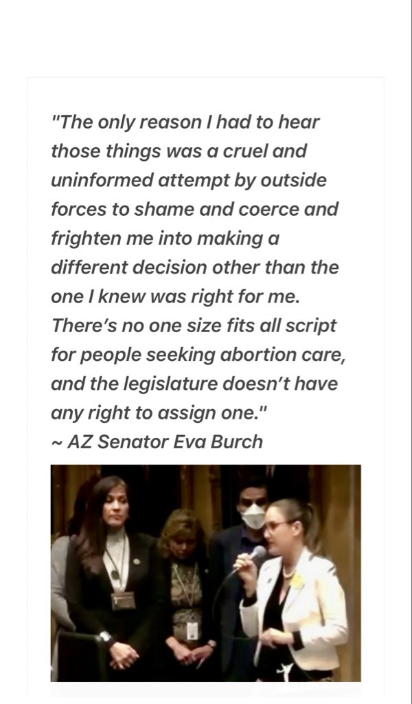 “There’s no one size fits all script for people seeking abortion care, and the legislature doesn’t have any right to assign one.' 

A wise and humane leadership would never allow this type of invasion of deeply personal privacy rights. 

#RespectTheIndividual
#TheAmericanWay