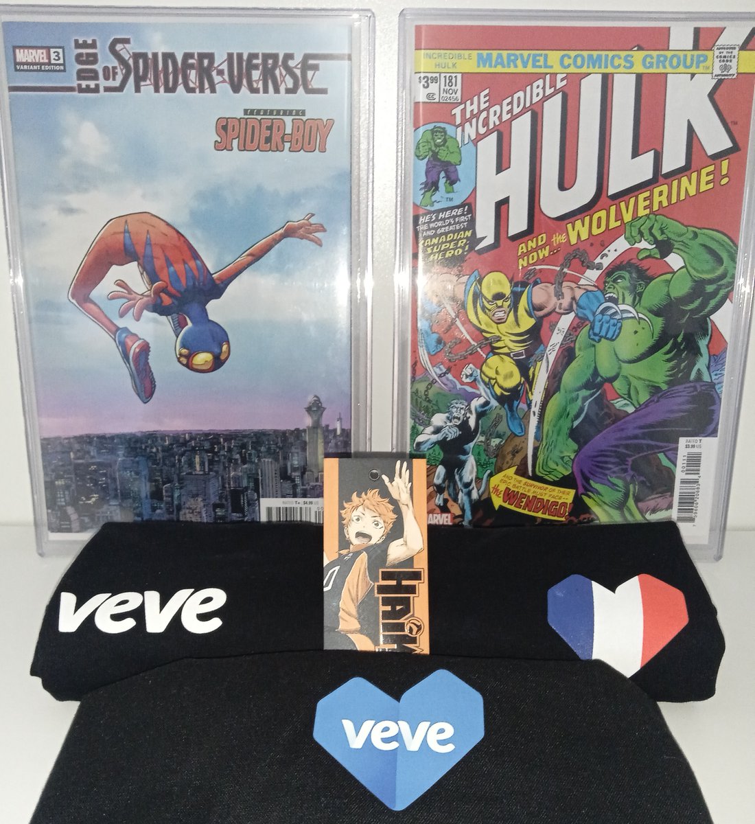 🚨 1st of two giveaways open WORLDWIDE 🚨

with the duo <a href="/EcoVeActu/">EcoVe Actu</a> &amp; <a href="/OlivierWeb3/">OW3 ⭕️💙</a> :

1) Edge of Spider-Verse #3 origin of Spider-boy
2) Incredible Hulk #181 facsimile FA Wolverine

🔔 Subscribe : youtube.com/@ecoveactu
✅ Follow the duo 👆
💙 Like and retweet 🔄

🍀GL🤞Details👇
