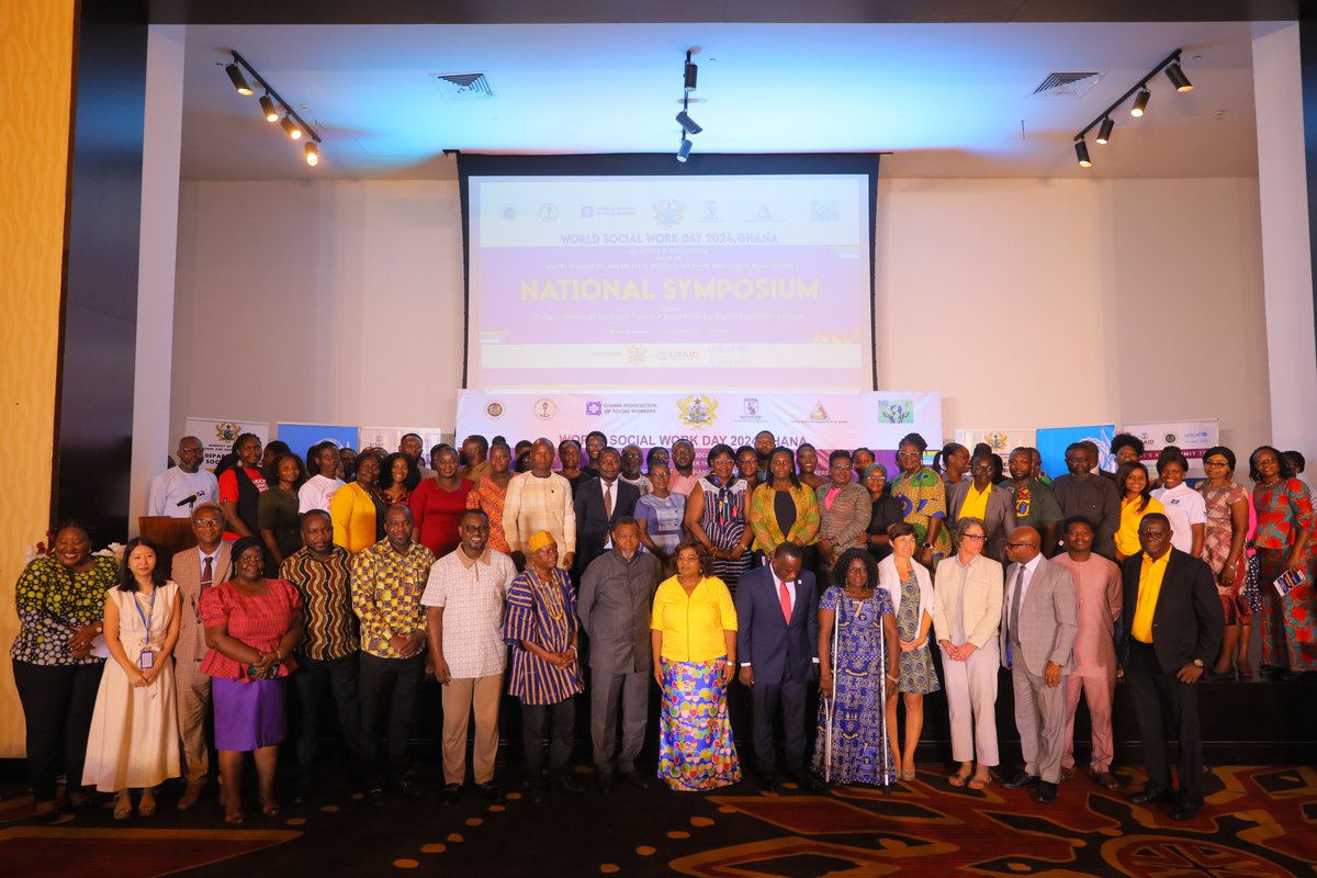 UNICEF joined the Department of Social Welfare of @MoGCSP_Ghana to mark #WorldSocialWorkDay. At the event, we discussed the importance of passing the Social Work Profession Bill into law & increasing investments in social workers' professional dev't for effective service delivery