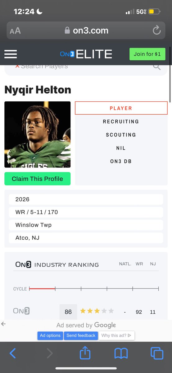 Nyqir “boomer” Helton (@nyqir26) on Twitter photo Blessed to be ranked as a 3 Star by On3 🙏🏾🔥 <a href="/winslowtwpfb/">Winslow Twp HS Football</a> <a href="/chillbelton/">Bill Belton</a> <a href="/MohrRecruiting/">Brian Mohr</a> <a href="/ChadSimmons_/">ChadSimmons</a> <a href="/On3sports/">On3</a> <a href="/RyanSnyderOn3/">Ryan Snyder</a> Blessed to be ranked as a 3 Star by On3 🙏🏾🔥 <a href="/winslowtwpfb/">Winslow Twp HS Football</a> <a href="/chillbelton/">Bill Belton</a> <a href="/MohrRecruiting/">Brian Mohr</a> <a href="/ChadSimmons_/">ChadSimmons</a> <a href="/On3sports/">On3</a> <a href="/RyanSnyderOn3/">Ryan Snyder</a>