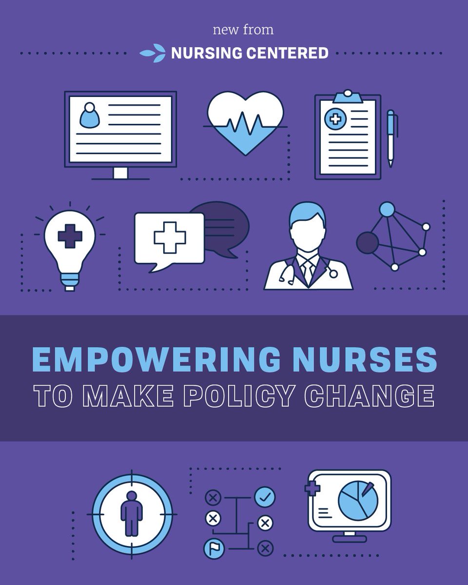 EMPOWERING NURSES TO MAKE POLICY CHANGE | Michael J. Polacek and Grace Kistner share their tips to help you grow as a nurse policy entrepreneur in this new #NursingCentered article » bit.ly/4936LI3