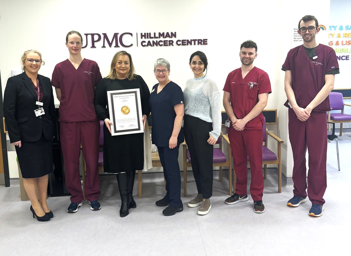 We are extremely proud of our UPMC Hillman Cancer Centre team in Waterford who were successfully awarded JCI Accreditation for the 6th time. @TJCommission accreditation recognises UPMC's unwavering commitment to providing the highest quality of care to our oncology patients.