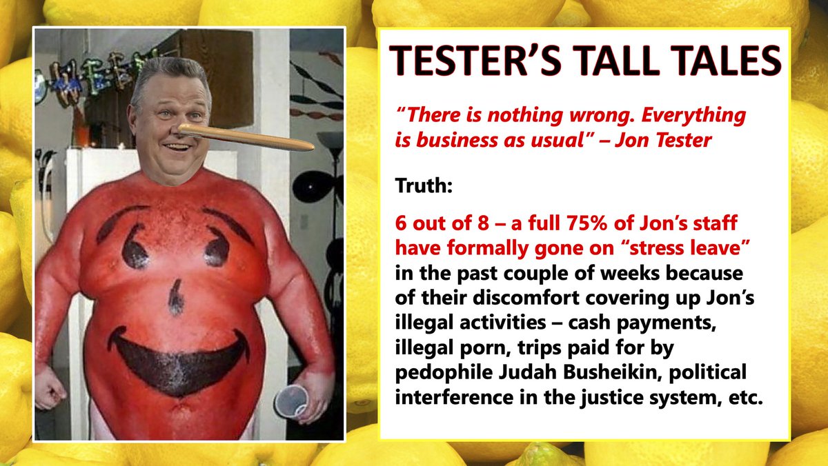 ZacharySwanLive's tweet photo. @SenatorTester #TesterTheMolester, it’s time for you to take a long walk in the woods before the FBI or the Senate Investigators come to take you to jail for political interference to protect the pedophile Judah Busheikin and hide your own penchant for child sexual abuse. https://t.co/3aT7hKthvI