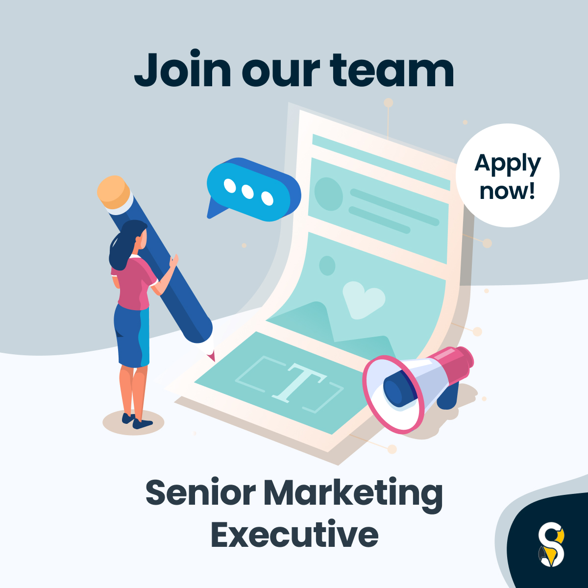 sitka_ltd's tweet photo. Do you have a talent for creating engaging content, a passion for digital marketing, and feel ready to apply your skills in the tech sector?

We are seeking an experienced Senior Marketing Executive to join our team!

Apply Now » https://t.co/n7AyBGCTAG https://t.co/B3MK5Mftix