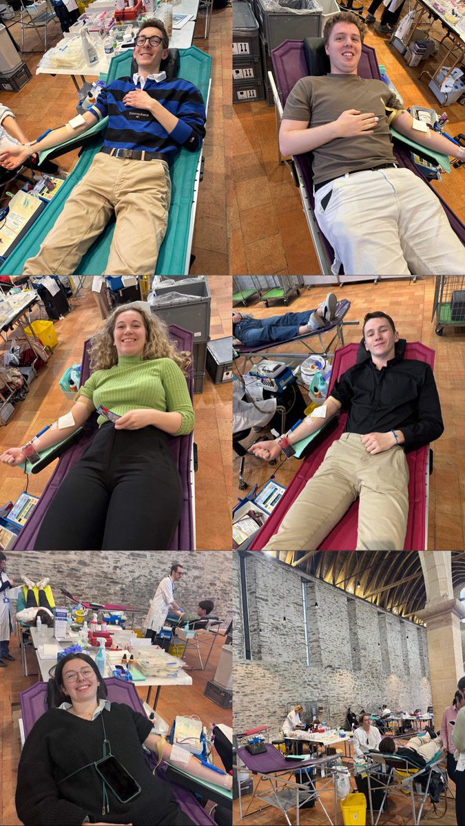 Dans le cadre du #DéfiSangLimite, les étudiants en pharmacie se sont mobilisés pour donner leur sang et sauver des vies. Un grand merci à eux. 
#DonDuSang