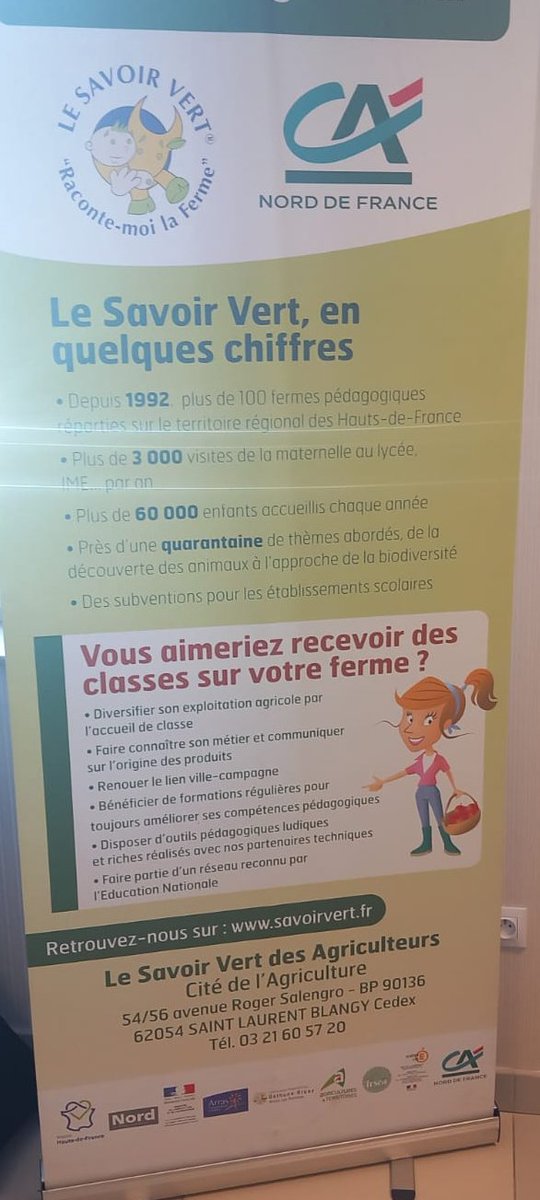 FNSEA's tweet photo. #Attractivité en #agriculture | @CathyFP25_FNSEA, vice présidente #FNSEA et présidente de la #CNA (Commission Nationale des Agricultrice) participait aujourd'hui à la table ronde "Comment capter l'attention, pour partager notre passion ?" organisée par @SavoirVertHdF et @ca_ndf.
👉Chaque année, #SavoirVert accueille 64.000 élèves de la maternelle au collège, pour parler #agriculture, #alimentation, #métiers … et, pourquoi pas, susciter des vocations chez les plus jeunes !👏
Bravo aussi aux 147 femmes présentes dans l'association Savoir Vert : pour le renouvellement des génération, le rôle de la parité est essentiel ! 👩🌾🚜
🔗 Plus d'infos : https://t.co/PHZ6Q9KMML