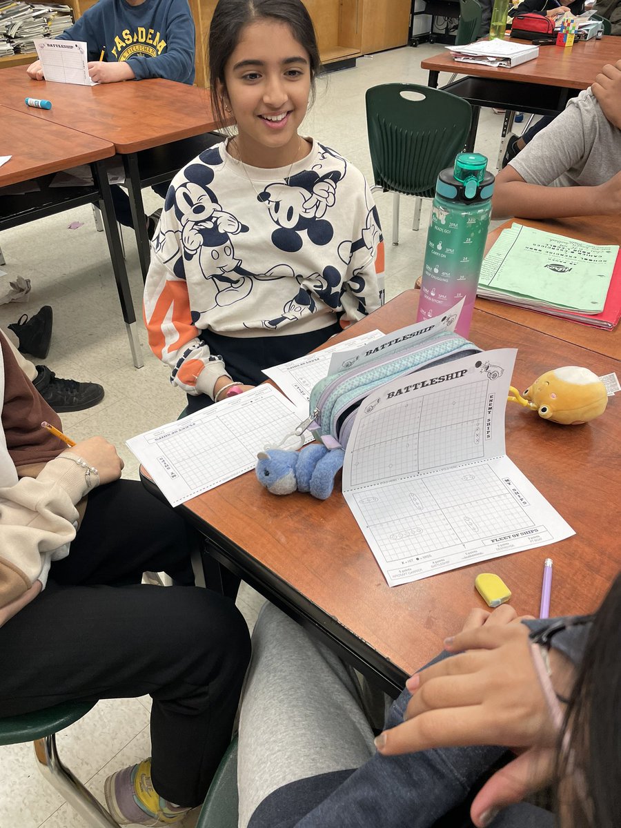 Mrs_Chae_Art's tweet photo. Sometimes we play games! #battleship #cartesianplane #orderedpairs #mathclassroom @CamillaRoad https://t.co/9ebKTI3joe