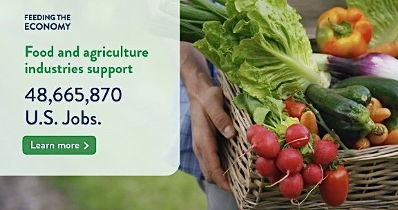The 2024 #FeedingTheEconomy research report showed that the #Agriculture industry contributed 117,199 jobs and $5.5 B in wages to #LA02. Agriculture is essential to our well-being and economy.  #NationalAgDay @CornRefiners @FeedingAmerica @bread4theworld 
feedingtheeconomy.com