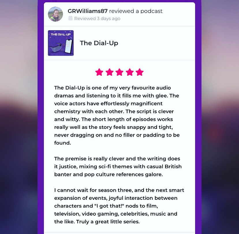Loved reading this recent review on <a href="/Podchaser/">Podchaser</a> 

Kind words like this make all the hard work in-between Seasons worth it!