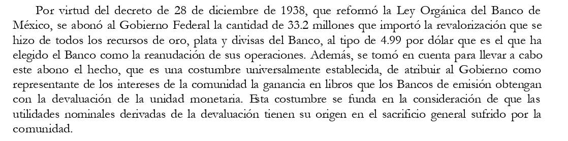 sancapraro's tweet photo. El Tata Cardenas financió un parte de la expropiación petrolera con el excedente contable generado en Banxico por una devaluación del tipo de cambio. Entiéndase financiar como buscar fondos para que el Estado funcionara en esos años tumultuosos. Banxico y la expropiación. https://t.co/FBnooLit1e