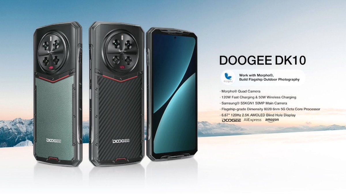 Il bellissimo rugged phone DOOGEE DK10 sta arrivando … #staytuned @DOOGEE_official 
youtu.be/LcfGoXykyL4?si…
#doogee #doogeedk10 #rugged #phone #smartphone #ruggedphone #mobile #android #mikyancona