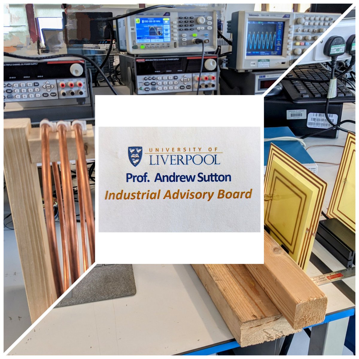 Congratulations to the final year UG and MSc students of the @LivUniEEE @LivUni - they delivered a great set of posters and practical bench demos today... #STEM #wireless #electronics
