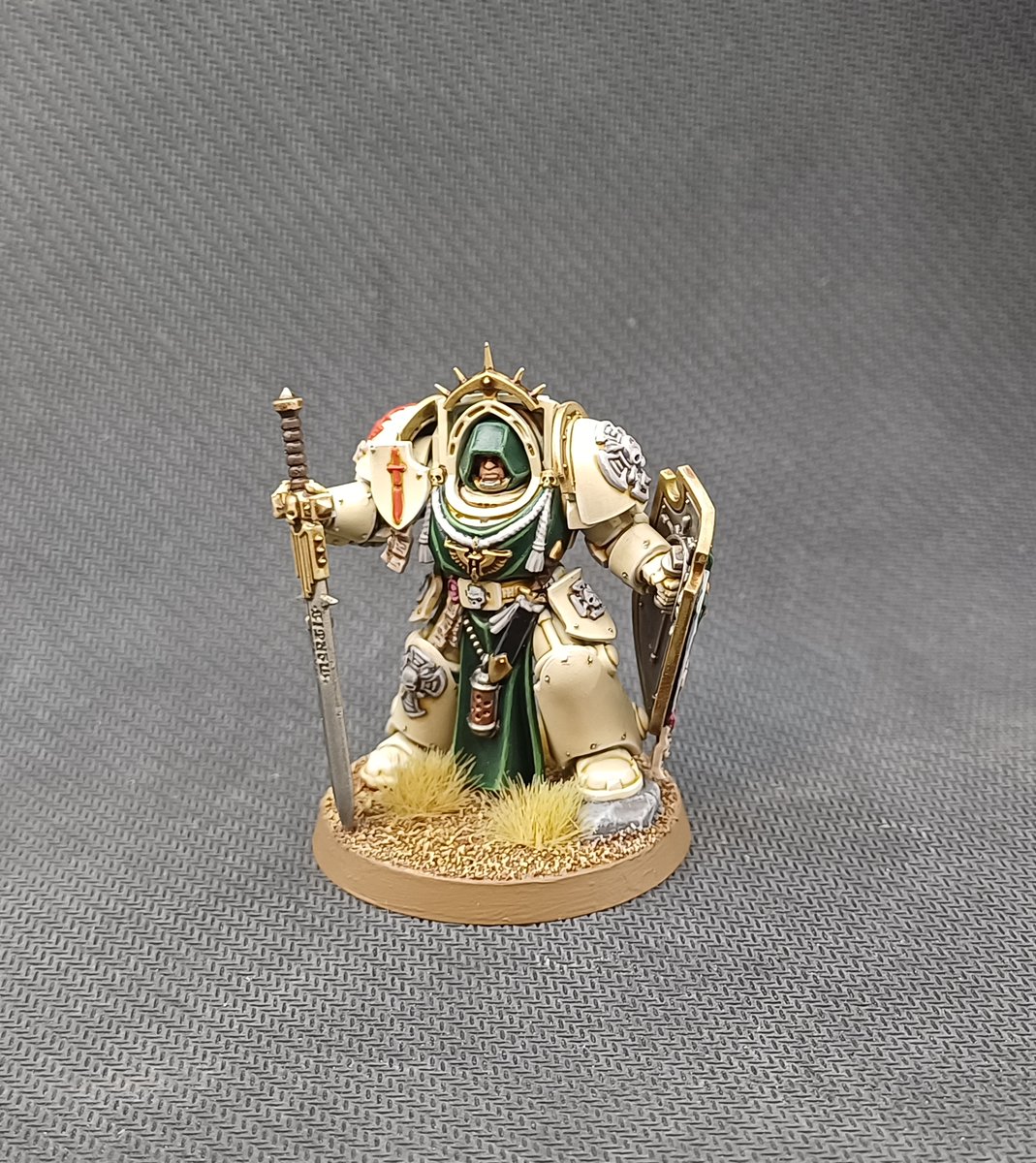 Things we've painted on stream, Deathwing Knight #warmongers #warhammer40k #warhammercommunity #PaintingWarhammer