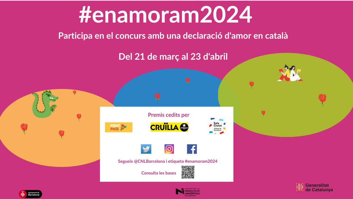 🤗Compartim amb vosaltres aquesta iniciativa que ens envien des del CPNL. Animeu-vos! #enamoram2024