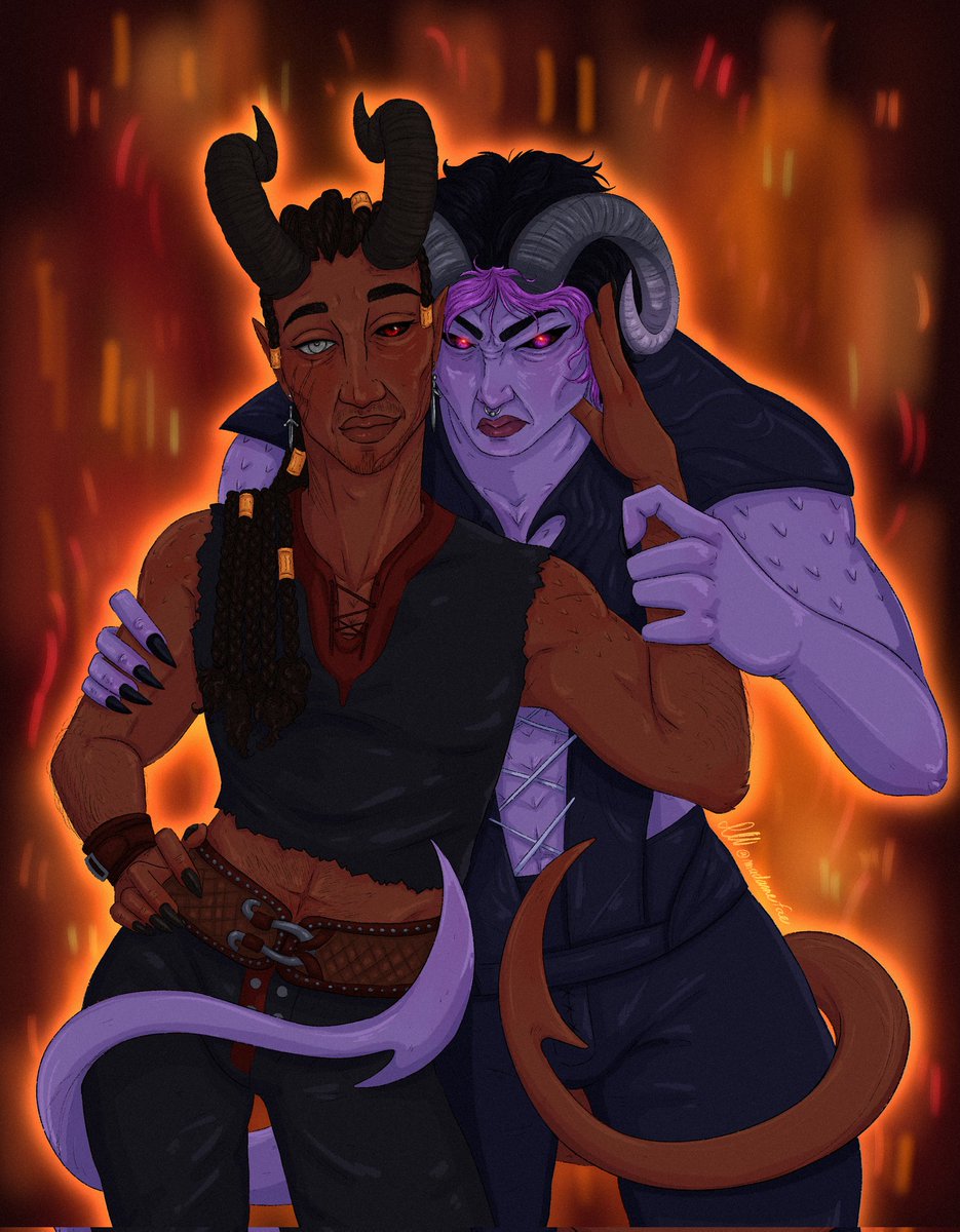 LavellanFae's tweet photo. @Mr_PumpG Literally my Tav and Wyll from BG3, love that dynamic so much https://t.co/lEJjLJfaO7