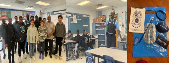 PWCPolice's tweet photo. #CommunityEngagement Ofc. Harris would like to thank Ms. Funches & the Boys Prep Club of #GrahamParkMiddle for inviting him to join their after-school program. He is very appreciative of the kind letter you sent & he looks forward to seeing you again soon. #OutstandingStudents https://t.co/ap2jzIUbC2